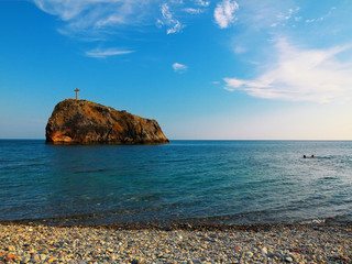 Black sea coast, cape Fiolent. Crimea © pilat666