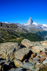 Fototapeta na wymiar Matterhorn - beautiful landscape of Zermatt, Switzerland