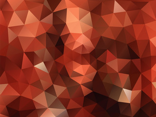 Terracotta vector background for design with polygons.