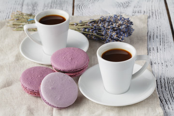 Traditional french eco-friendly dessert Macarons