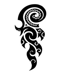 татуировка полинезия символ знак - obrazy, fototapety, plakaty