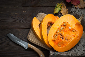 Autumn food background