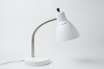 white desk lamp