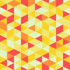 Seamless colorful abstract triangles pattern.