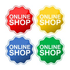 Online shop concept