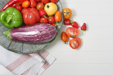 Frisches Gemüse der Saison