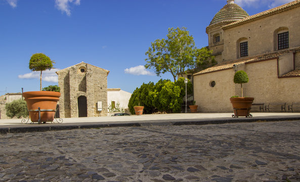 The ancient town of Gerace, Calabria, Southern Italy