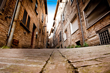 Fototapeta na wymiar Urbino is a walled city in the Marche region of Italy, medieval town on the hill