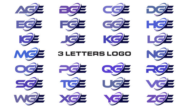 3 letters modern generic swoosh logo AGE, BGE, CGE, DGE, EGE, FGE, GGE, HGE, IGE, JGE, KGE, LGE, MGE, NGE, OGE, PGE, QGE, RGE, SGE, TGE, UGE, VGE, WGE, XGE, YGE, ZGE