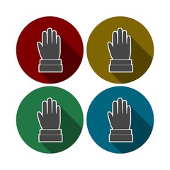 Obraz premium Hands raised up, Election or voting sign icon