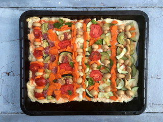 organisch, lifestle, pizza, bunte, urbano, werbetafel, modern, hipster, supermarkt, biopizza