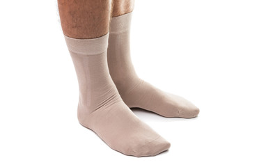 men's socks isolated
