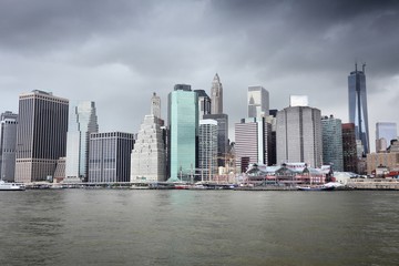 Obraz premium Cloudy New York