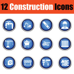 Construction icon set.