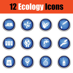 Ecology icon set.