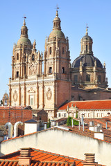 Fototapeta na wymiar Iglesia de la Clerecia in Salamanca