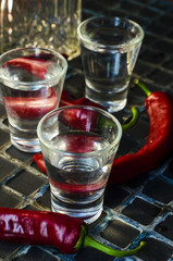 vodka with pepper