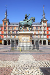 Fototapeta premium Plaza Mayor (Main Square) in Madrid