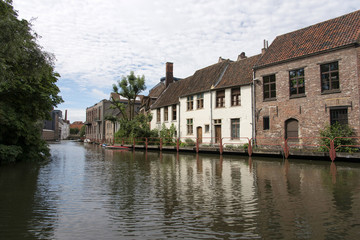 Obraz premium canal de leie à gand