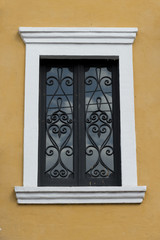 Decorated Window of a house, Zona Centro, San Miguel de Allende,