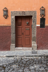 Entrance door of a house, Zona Centro, San Miguel de Allende, Gu