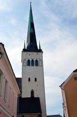 Fototapeta premium Olaikirche Tallinn, Estland