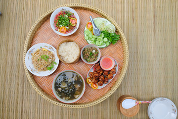 The native set of food that very popular for the people