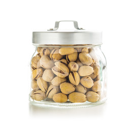 The pistachio nuts.
