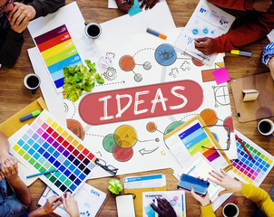 Ideas Mission Imagination Icons Vision Concept