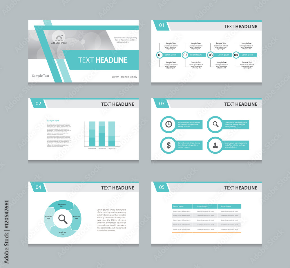 Aufkleber page presentation layout design template with info graphic element