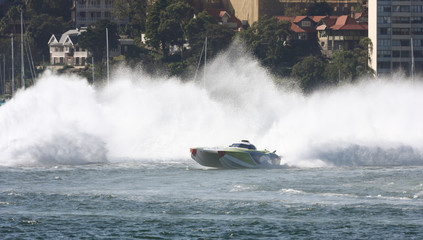 Fototapeta premium Powerboat