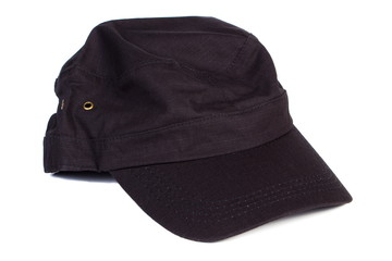 Baseball cap on white background, protection from sun