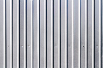 corrugated grey fence steel siding background
