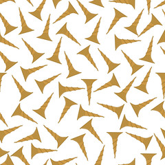 Seamless pattern background gold screw. Vector tools for repair. Industrial equipment.