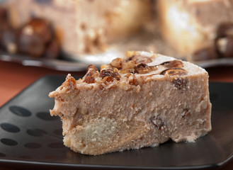 Chestnut and raisins tiramisu - prepared like standard tiramisu