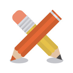 Pencil tool icon. Draw write school and instrument theme. Colorful design. Vector illustration