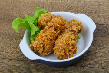 Crispy chicken wings