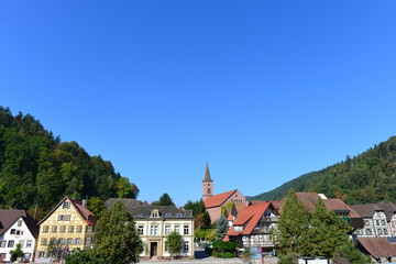 Fototapeta na wymiar Schiltach Baden-Württemberg