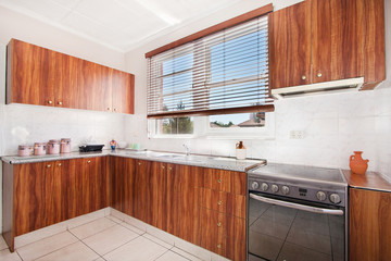 Modern gourmet kitchen interior