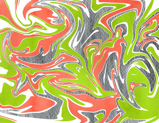 Obraz premium Abstract background. Watercolor marble texture.