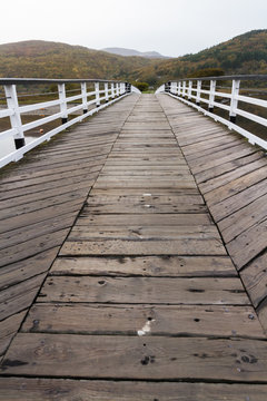 Penmaenpool toll bridge, evening