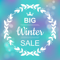 Big Winter Sale Banner