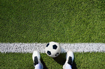 boot and ball soccer
