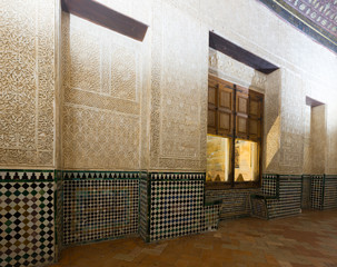 Mexuar Hall at   Alhambra.  Granada