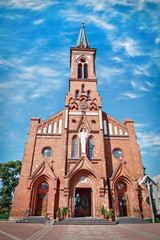 Fototapeta na wymiar Catholic Church.Postavy.Belarus.