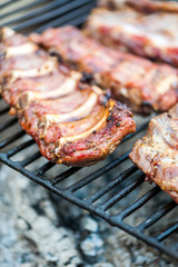 Barbecue pork ribs