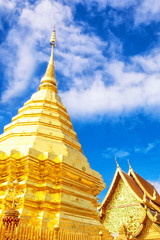 Wat Phra That Doi Suthep is the most famous temple in Chiang Mai