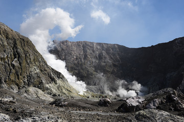 White Island main crater before September 2016 eruption.