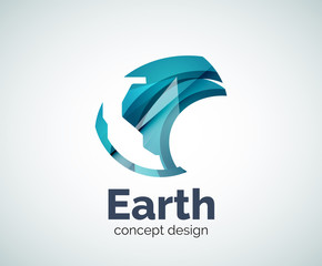 Fototapeta premium Earth logo template