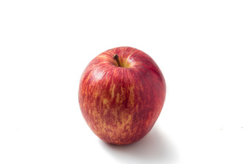 red apple on white background isolate